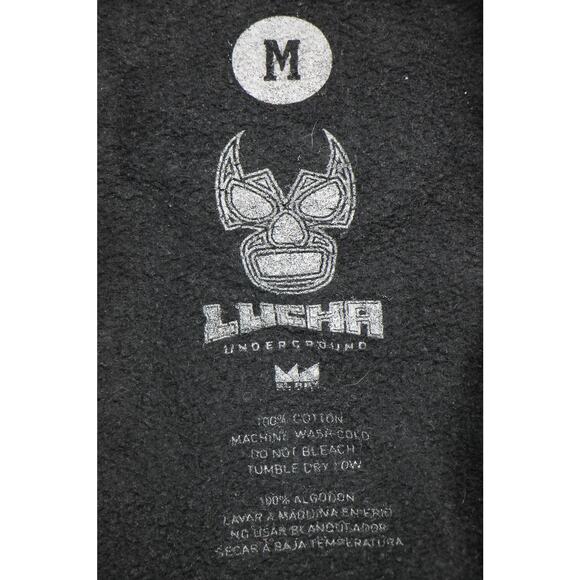 Lucha Underground Season II Mask Logo Full Zip Hoodie M - Picture 7 of 8